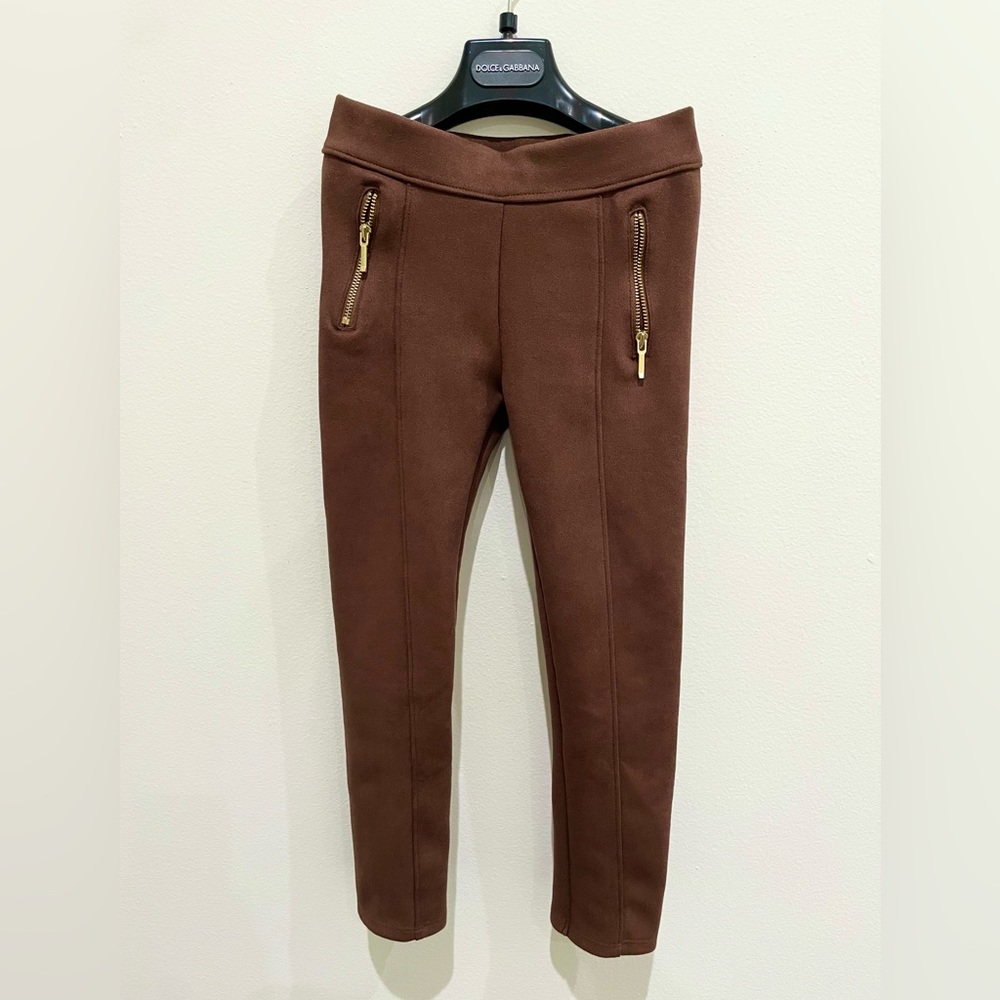 Janie and Jack THE SUEDED CITY PANT. Leggings for girls.